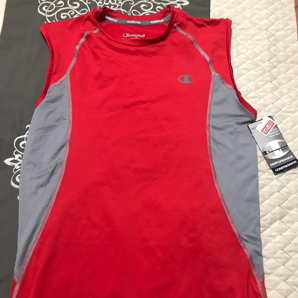 Champion Compression Muscle Sleeveless Shirt NEW! - Picture 1 of 3